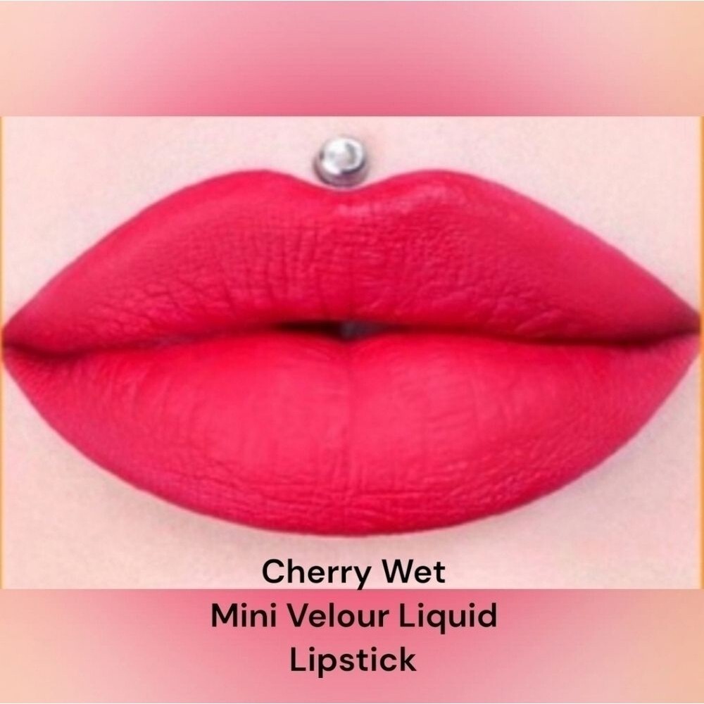Jeffree Star Cherry Wet Velour Liquid Lipstick Mini from Blood Sugar Vault NWT